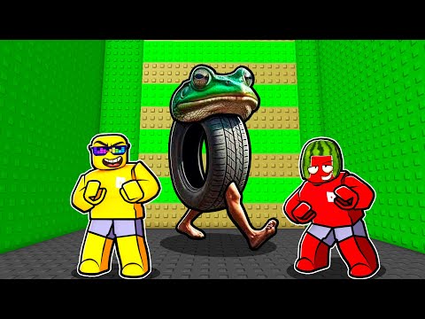 Escaping Boneca Ambalabu BRAIN ROT Tower Climb Obby