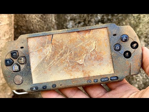 Full Restoration PSP 3000 old game console with many surprises great game | Restore broken game boy