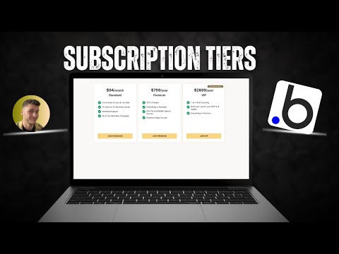 How to Build Subscription Tiers for SaaS in Bubble.io (Stripe Tutorial)