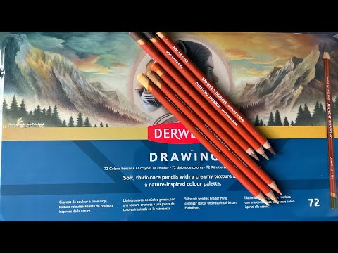 Derwent 72 drawing pencils and quick colour and chat | Adult Colouring