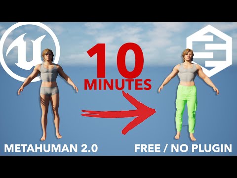 Custom Clothes for Metahuman 2.0 || UE5.6 || A to Z Tutorial
