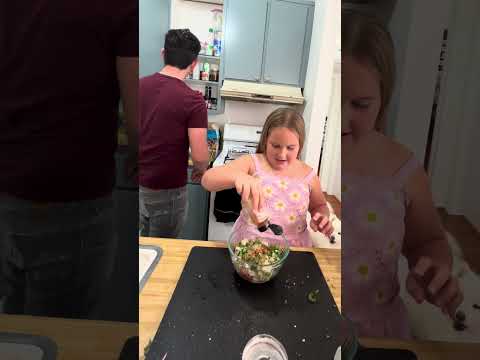 Cooking with my niece