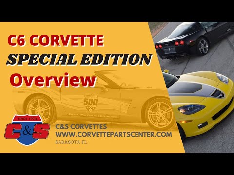 All about C6 SPECIAL EDITION Corvettes