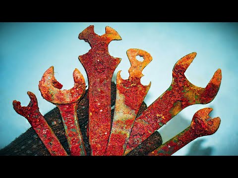 Antique German Rusty Wrench Restoration | Wrench Restoration