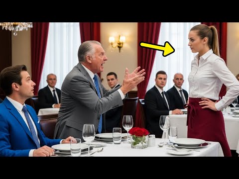 TODOS LE TEMÍAN AL PAPÁ DEL MILLONARIO — HASTA QUE LA MESERA DEMOSTRÓ QUE SE METIÓ CON...