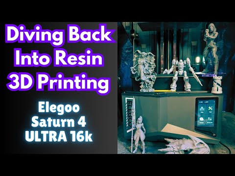 Elegoo Got Me BACK Into Resin Printing - Saturn 4 Ultra 16k