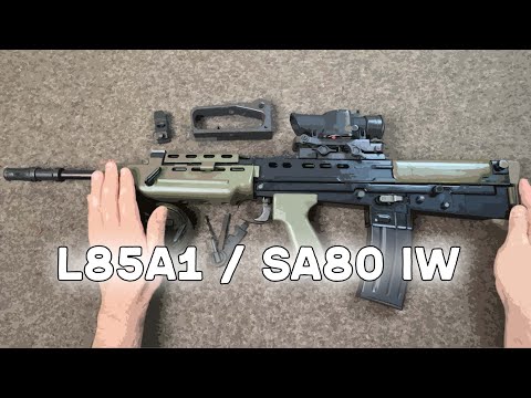 British Rifle L85A1 / SA80 IW: The Mechanical Gory Details (Rare Factory Semi)