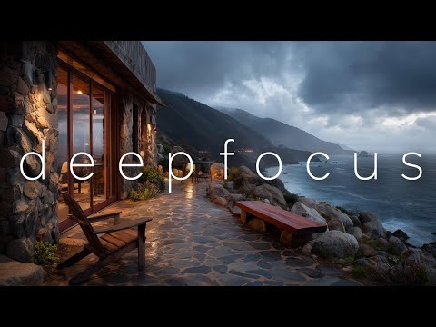 Deep Focus Music for Study & Work | Ambient Electronic | Coastal Storm