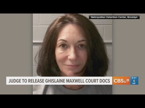 Judge to release Ghislaine Maxwell court documents