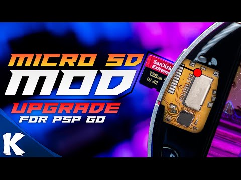 PSP GO Micro SD Card Slot Upgrade Mod | Install &amp; Review