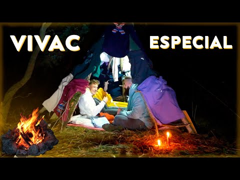 Vivac Con 30 SUDADERAS y Comiendo Cosas SOLO del Bosque  🌲 [blue banana]