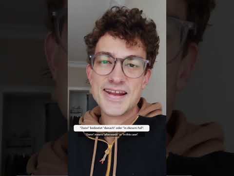 Denn vs. Dann - Kennt ihr den Unterschied? #shorts