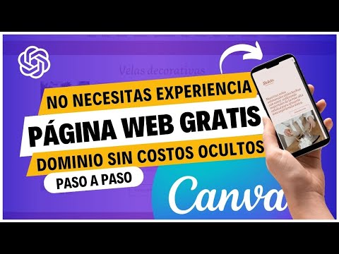 ✨Cómo Hacer tu PÁGINA WEB GRATIS en CANVA para productos 🚀 Paso a Paso con Dominio ¡💯% Sin Costos!✨