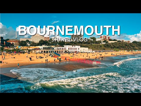 Day Trip to Bournemouth, England | Exploring Bournemouth Beach and Town Centre | UK TRAVEL VLOG