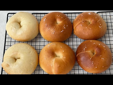 소금빵보다 훨~씬 맛있는✨소금빵 베이글🥯촉촉한 플레인 베이글 레시피 공개❤️대박레시피 salted butter bagel recipe, plain bagel recipe