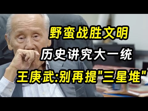 野蛮战胜文明，历史讲究大一统，王赓武：不要再提“三星堆”了《十三邀S7 ThirteenTalks》 #许知远#十三邀