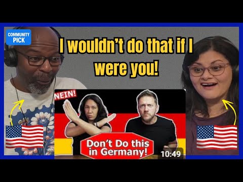 Americans React to 16 Things NOT To Do In Germany!