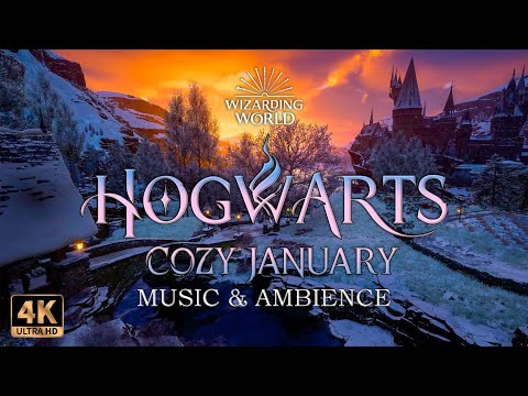 ✨Cozy January Morning at Hogwarts with Soothing Study Music