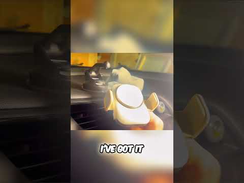 Installing This Car Mount One Handed 😅