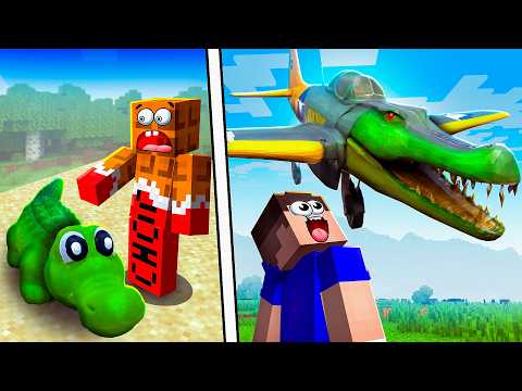 ЭВОЛЮЦИЯ БОМБАРДИНО КРОКОДИЛО! ОТ МАЛЫША ДО МОНСТРА В МАЙНКРАФТ!