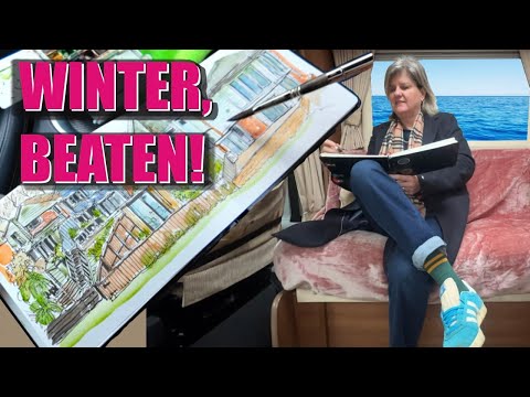 Urban Sketching Line and Wash in Florence: My Cosy Motorhome Studio