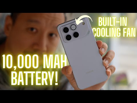 Honor Win Hands-On: 10,000 mAh Battery and 185Hz OLED!