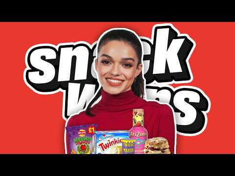 Rachel Zegler Tries British & American Food | Snack Wars