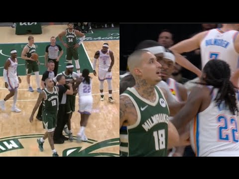 Cason WALLACE INSANE FIGHT WITH BOBBY PORTIS erupts as HE SHOVES HIM! Things get crazy near the end