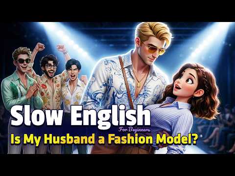 Is My Husband a Fashion Model? | Easy English Listening Practice (A2)