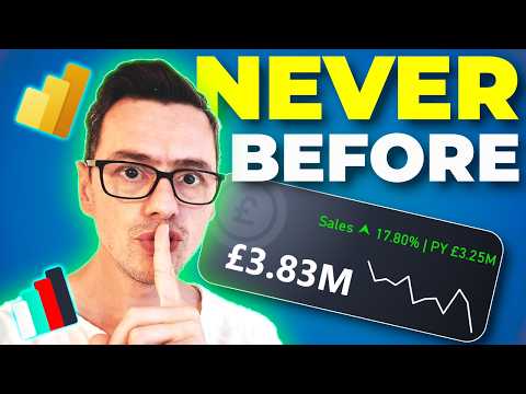 UNIQUE Way to Create a DYNAMIC KPI Card in Power BI!