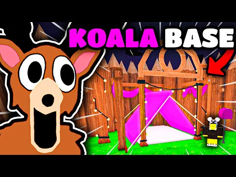 I Built the ULTIMATE KOALA KID BASE in 99 Nights in the Forest!