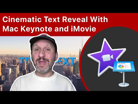 Cinematic Text Reveal With Mac Keynote
