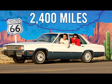 Route 66 roadtrip in a CHEAP classic car from 1979