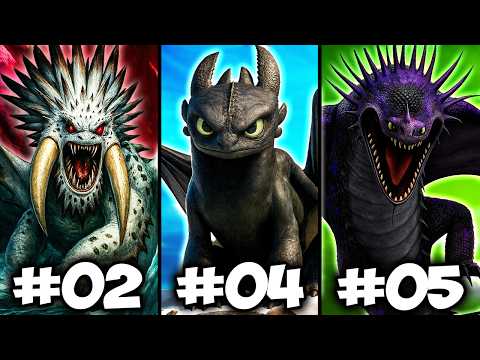 The 10 Most Powerful Dragons Explained! Who is STRONGER Than Toothless? (How To Train Your Dragon)