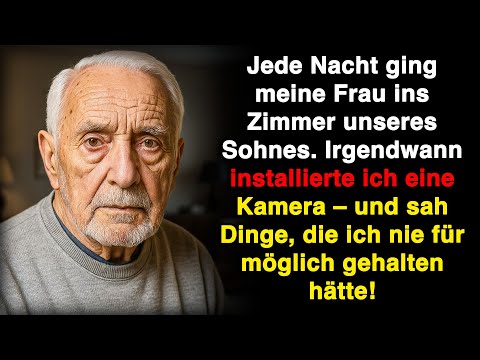 Meine Frau schlich jede Nacht ins Zimmer unseres Sohnes. Ich stellte eine versteckte Kamera auf.