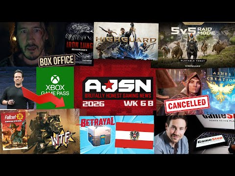 AJSN WK6B - IRON LUNG Succeeds, Highguard's NEW 5v5 MODE, Ashes of Creation CANCELED, Gamestop's CEO