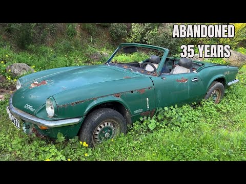 Abandoned Triumph Spitfire – Back on Wheels After 35 Years