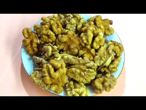 Два способа чистки грецких орехов твердых и мягких