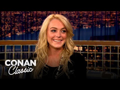 Lindsay Lohan Explains Why She Went Blonde | Late Night with Conan O’Brien