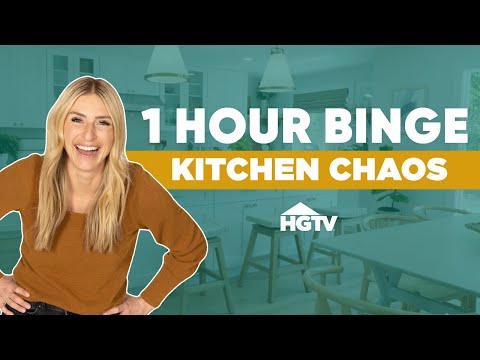 Binge 1 Hour of Kitchen Transformations | Help I Wrecked My House | HGTV