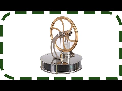 Модель низкотемпературного двигателя Стирлинга /  Low temperature Stirling engine motor model