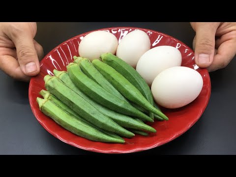A Chinese Chef Taught Me This Okra And Egg Trick. So Easy And Delicious!