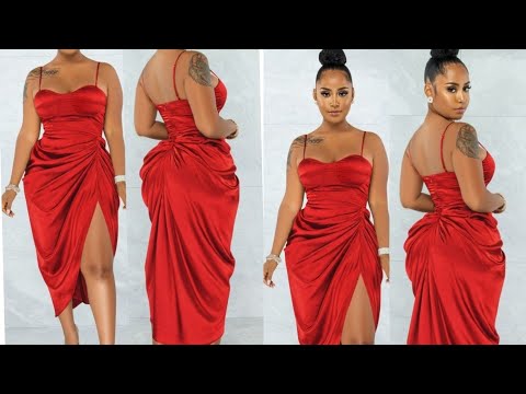 How to Cut and Sew a Draped Skirt || Updated Pattern Drafting and Sewing Tutorial