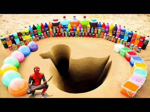 Big Toothpaste Eruption from Duck pit, Big Mirinda, 7up, Mtn Dew, Pepsi, Fanta, Coca Cola & Mentos