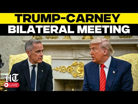 White House Live | Donald Trump Meets With Canada's Mark Carney | Oval Office | Trump Tariffs