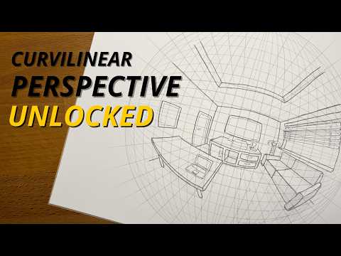 4 & 5 Point Perspective For Beginners | Easy Drawing Tutorial