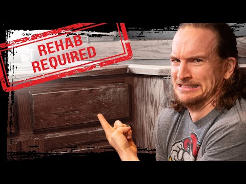 BEAT UP Oak Kitchen Cabinets | Complete TRANSFORMATION