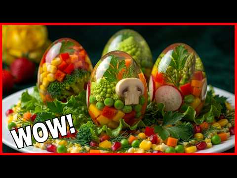 Easter Appetizers 2026: The Easter Hit Everyone Is Searching For!💎Clear Vegetable Eggs (No Gelatin)