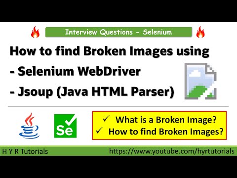 How to Find Broken Images using Selenium WebDriver? | Selenium Interview Questions |