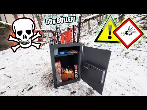 Wie viele BÖLLER ÜBERLEBT ein größerer 300€ TRESOR! - Experiment